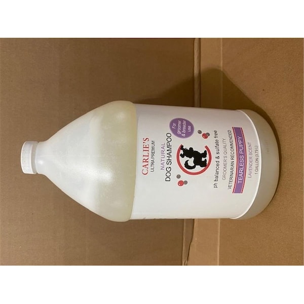 Scoochie Pet Carlies Untra Premium Puppy Groomer Bottle Tearless Shampoo for Dogs Lavender Scent 138 - main